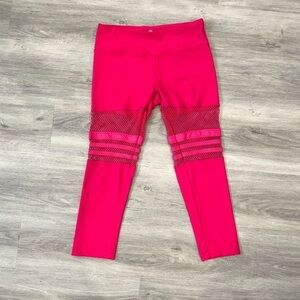 90 degree by reflex Pink Capri Leggings